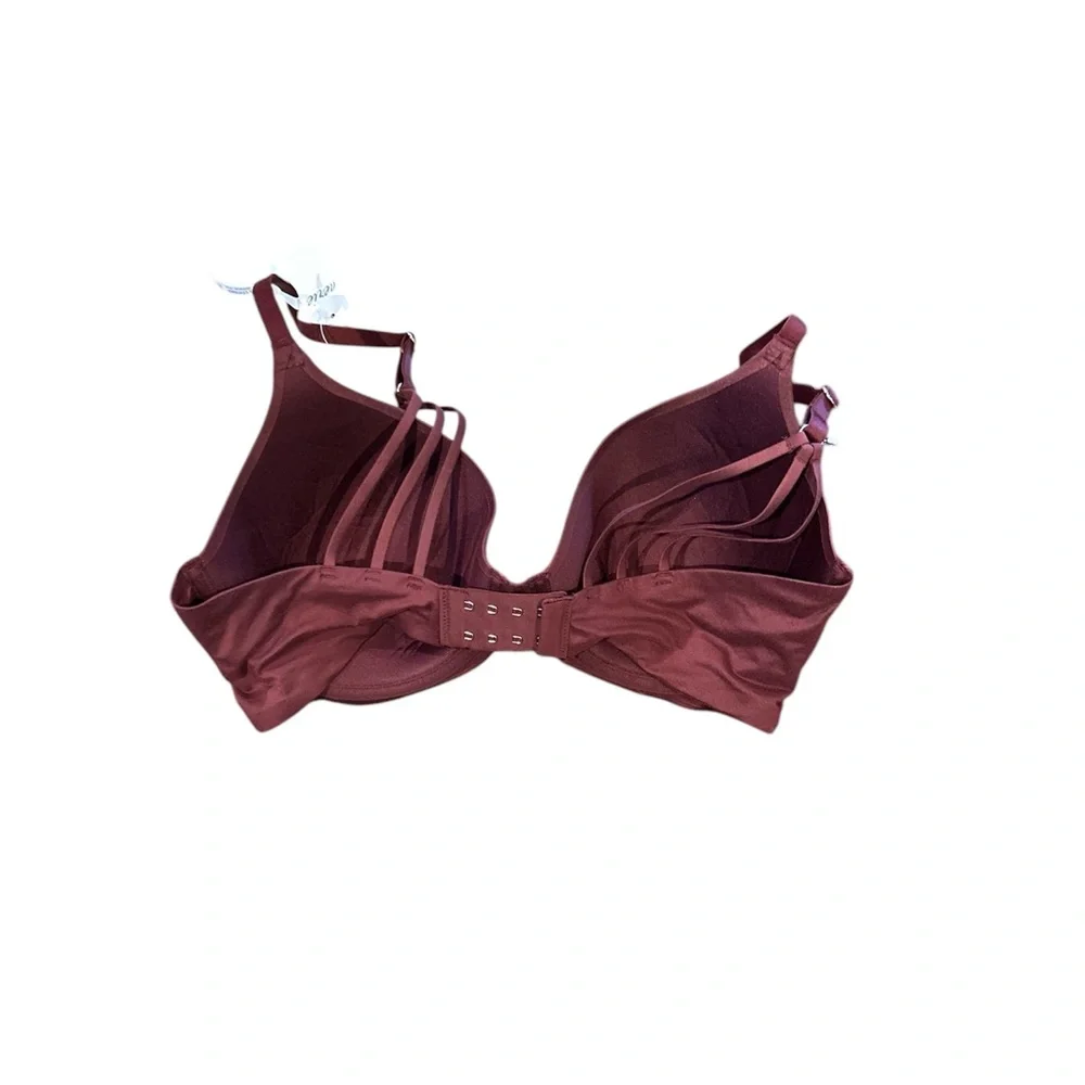 Aerie‎ Real Good Sunnie Bra Size 34DD Maroon NWT